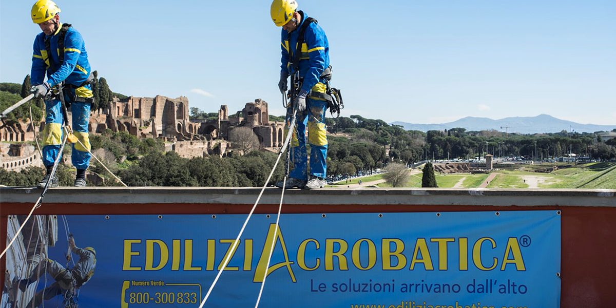 Interventi edili su funi
