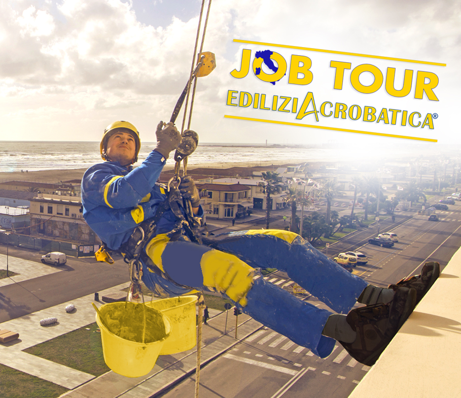 Parte dalla Calabria  IL JOB TOUR EDILIZIACROBATICA