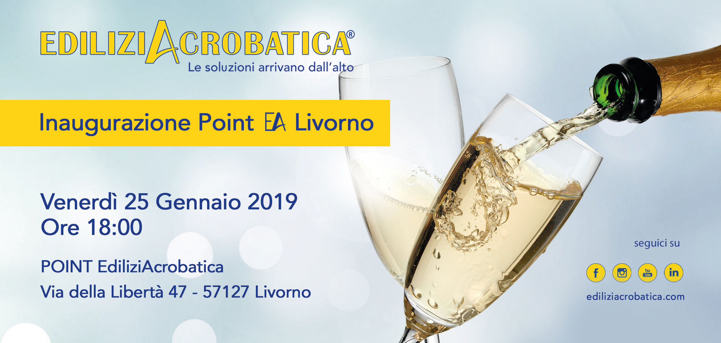 INAUGURAZIONE POINT LIVORNO: Venerdì 25 Gennaio